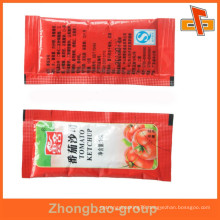 customized small plastic sachet bag for sauce